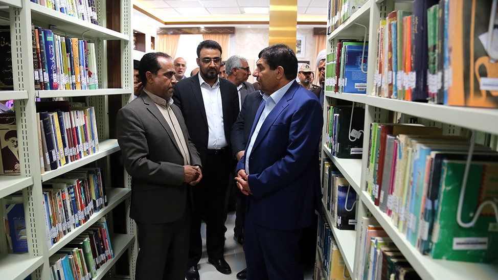 گزارش تصویری افتتاح کتاب‌خانه‌ی برکت «محتاج‌ نهی» در شهر نهبندان