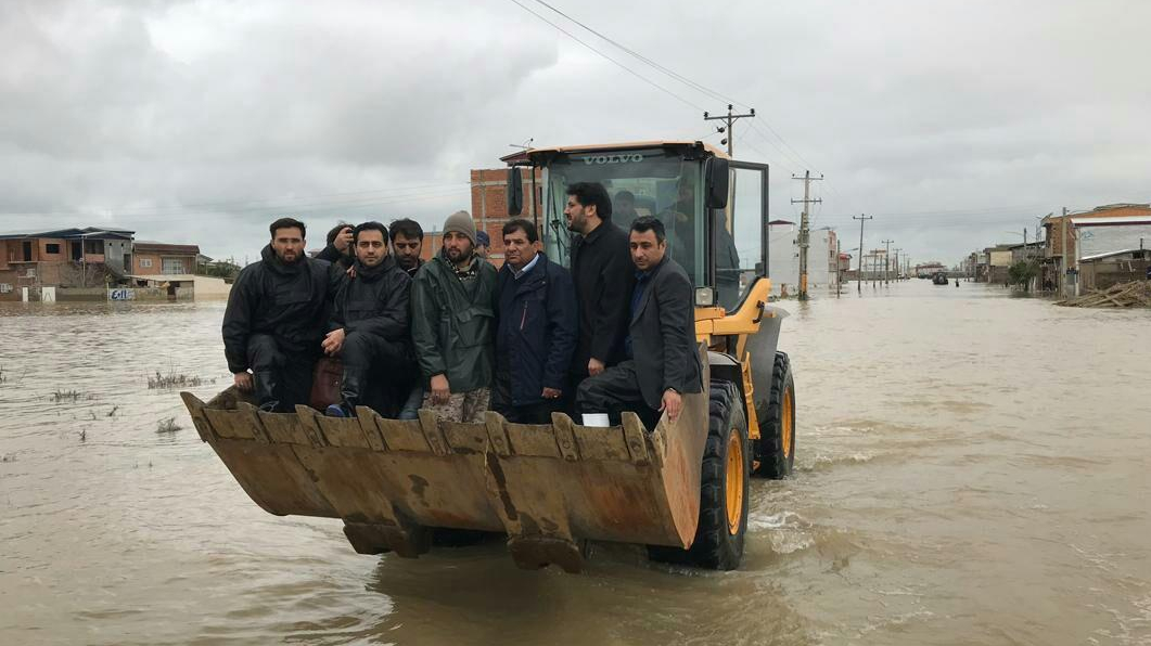 گزارش تصویری بازدید دکتر مخبر رییس ستاد اجرایی فرمان حضرت امام(ره) از مناطق سیل‌زده‌ی شهرستان آق‌قلا در استان گلستان