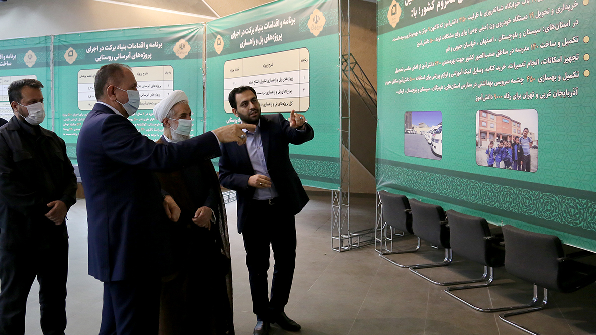 گزارش تصویری افتتاح 110 پروژه فرهنگی و مذهبی برکت در مناطق محروم کشور